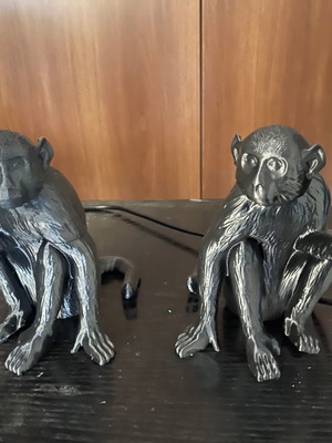 Original 3D printed monkey table lamps new