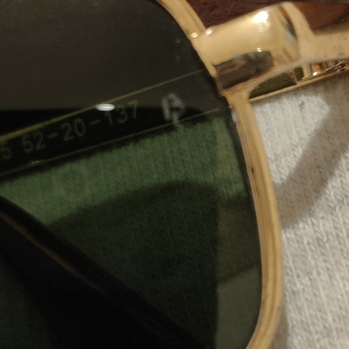 Ray-Ban B,L Usa sunglasses like new, gold color