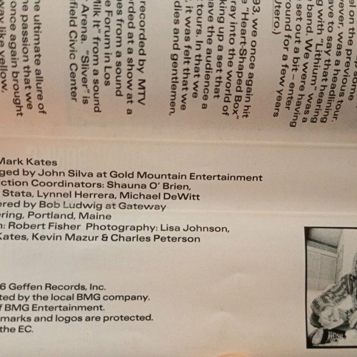 Nirvana From The Muddy Banks Of The Wishkah cassette tape used