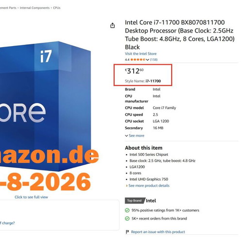 Dell Precision 3650 Workstation i7 11700, 32GB RAM, 512GB NVMe SSD, 2TB HDD, Office 2019