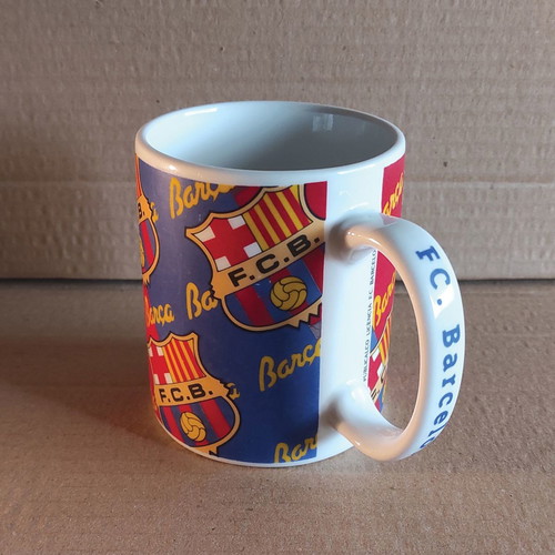 FC Barcelona coffee mug new, ceramic with team logo
