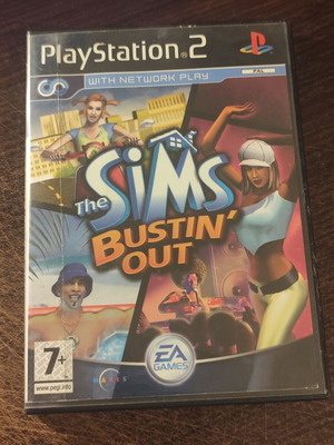 The Sims Bustin Out PS2 game used, role playing