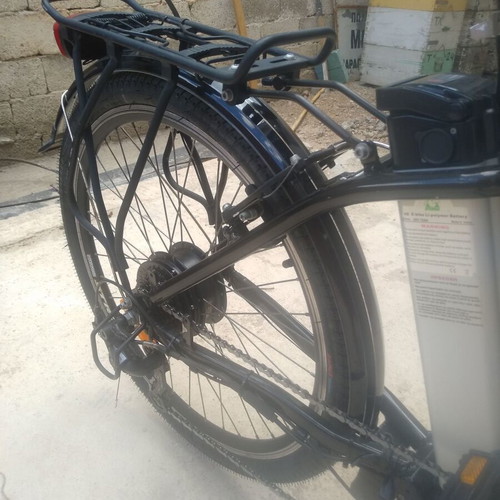 Futura Eco Electric City Bike 26 Inch wheels like new, 7 speeds, disc brakes
