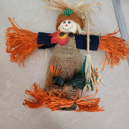 Decorative scarecrows new, set of 2 pieces