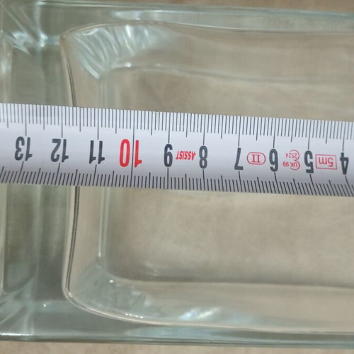 Glass vases like new, set of 2