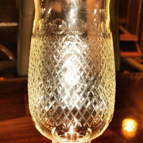 Lamp glass 5Φ used, 18cm height, clear colorless