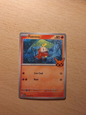 Fuecoco Trick or Trade 2024 Halloween Pokemon κάρτα καινούργιο