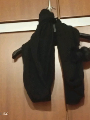 Scarf like new, black