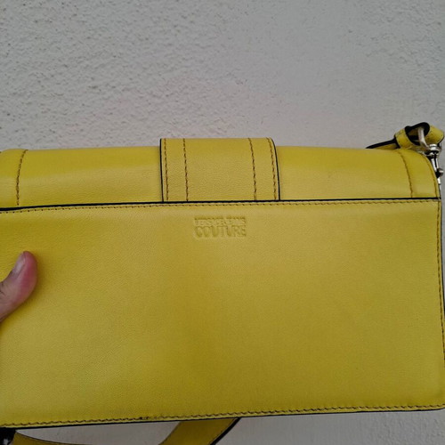 Versace Jeans shoulder bag like new, yellow