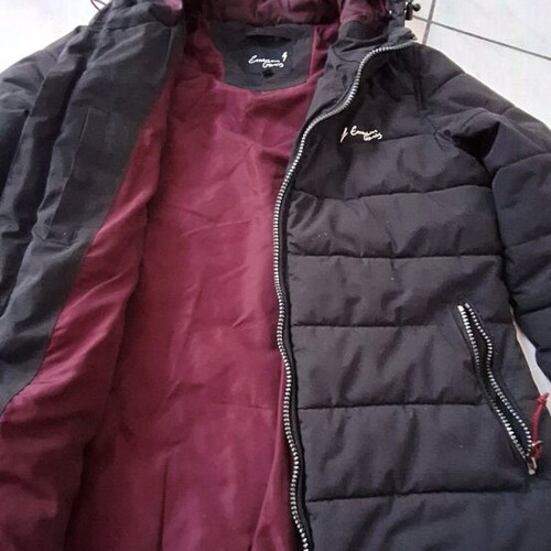 Emerson Women's Black Puffer Jacket with Hood size S used