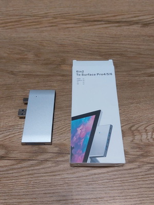 Multifunctional 6-in-2 USB Hub Docking Station for Microsoft Surface Pro 4/5/6 New
