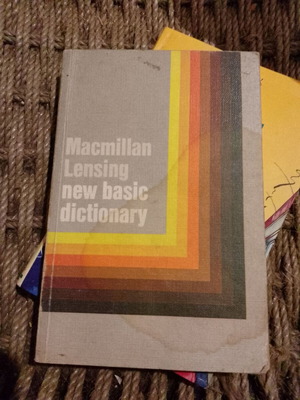 Macmillan Lensing New Basic Dictionary used