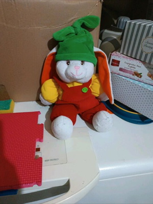 Stuffed bunnies like new, set of 2 pieces