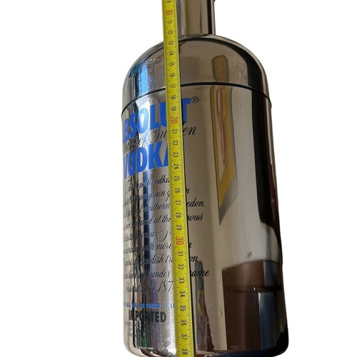 Absolut Vodka limited edition stainless steel promotional used