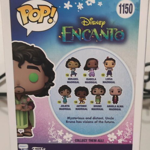 Funko Pop Bruno Madrigal Encanto new, glow in dark