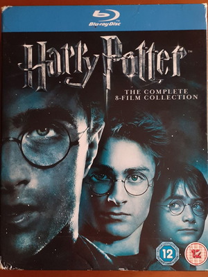 Harry Potter Πλήρης συλλογή 8 ταινιών Blu-ray σαν καινούργιο