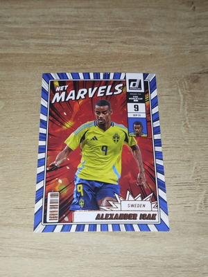 Donruss Road to FIFA World Cup Net Marvels #10 Alexander Isak card like new