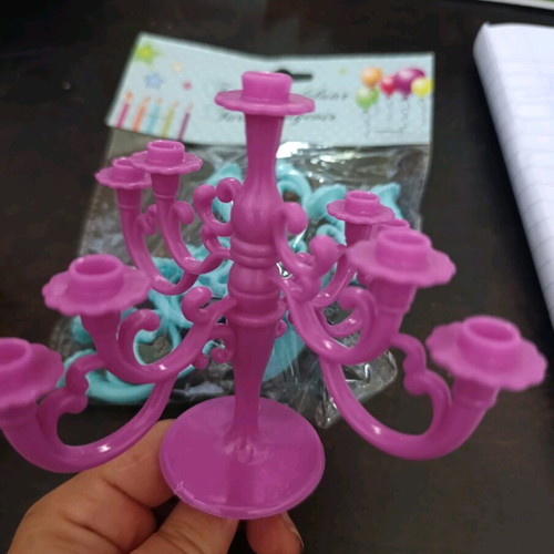 Retro cake candle holder for 9 candles new