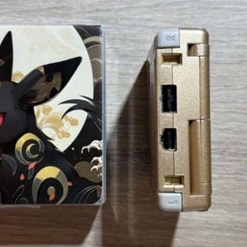Pokémon Umbreon Custom Game Boy Advance SP with Case