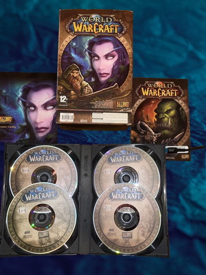 World of Warcraft оригинален PC/MAC CD-ROM колекционерски комплект употребяван