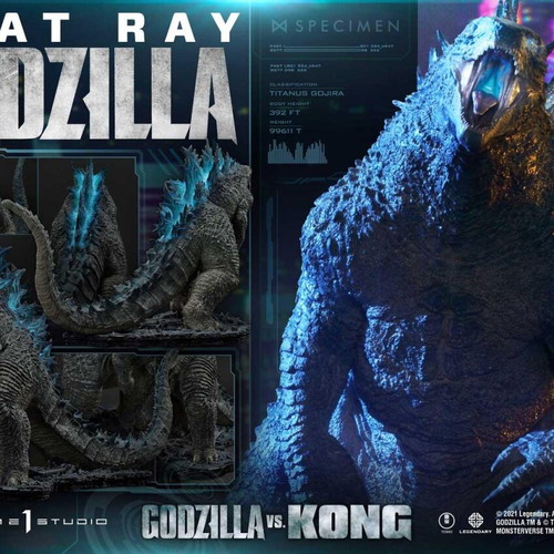 Prime 1 Studio Godzilla vs Kong Heat Ray Godzilla figure like new