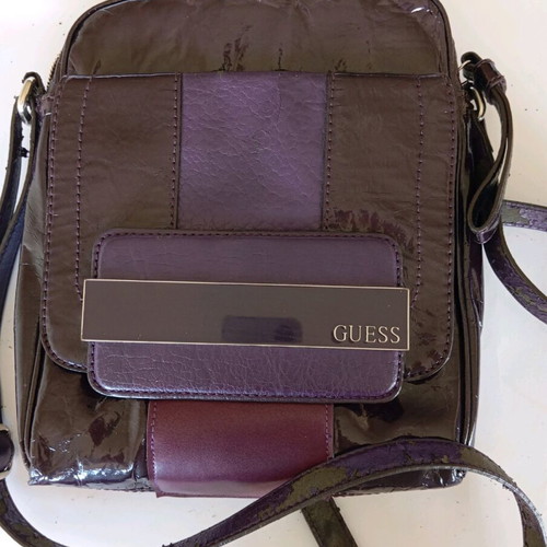 Guess shoulder bag used, purple, crossbody