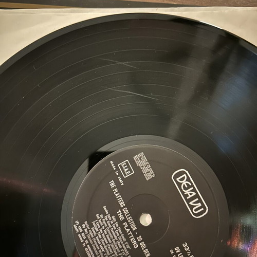 The Platters Collection vinyl record used with minor scratches