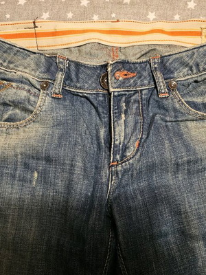 Staff & co low-rise jeans used, size XL, blue