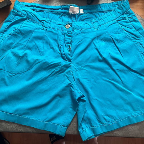 Outfit shorts XL 42 turquoise used, cotton stretch fabric