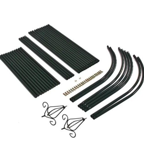 Garden arch set of 2, like new, green electrostatic paint