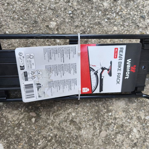 Walfort rear bike rack, aluminum, 49x12 cm, 9 kg capacity