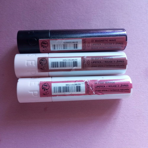Sephora lipstick set of 3 used