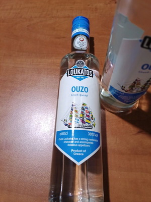 Ouzo Loukatos new, 2 bottles 500ml