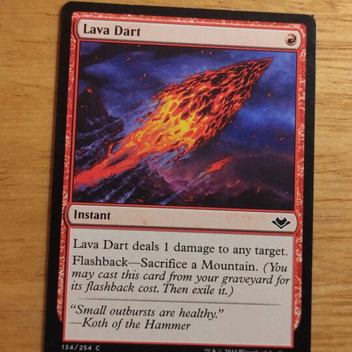 Lava Dart Magic the Gathering card like new, Modern Horizons