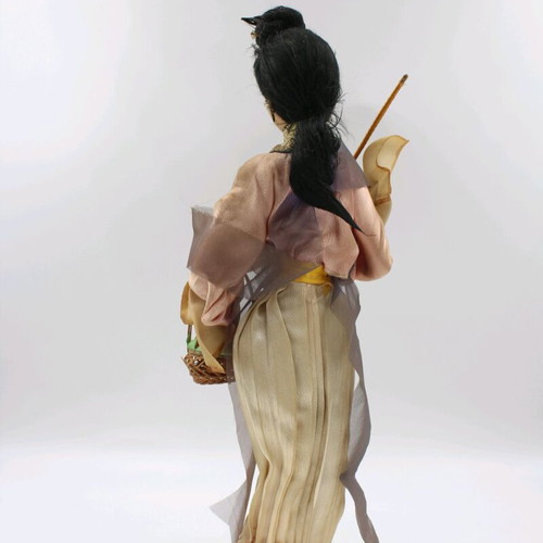 Geisha doll handmade 35 cm used