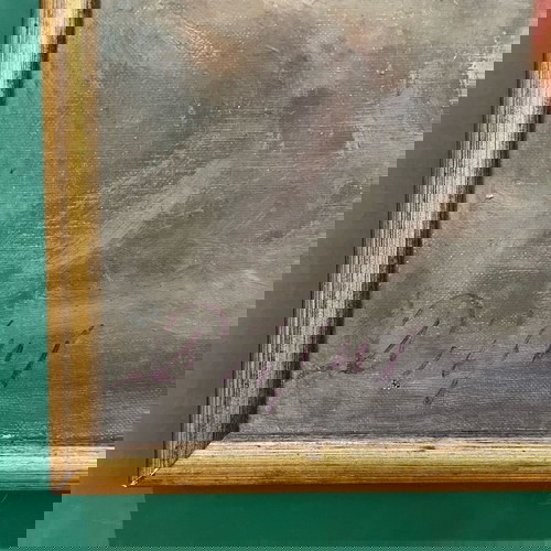 Έργο τέχνης Δ. Λίτσα μεταχειρισμένο, νεκρή φύση σε κορνίζα