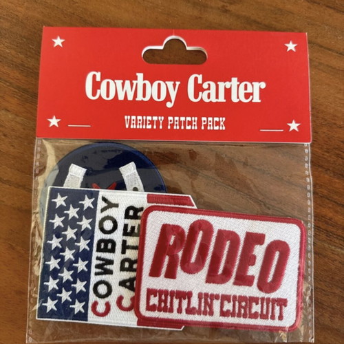 Cowboy Carter Variety Patch Pack new