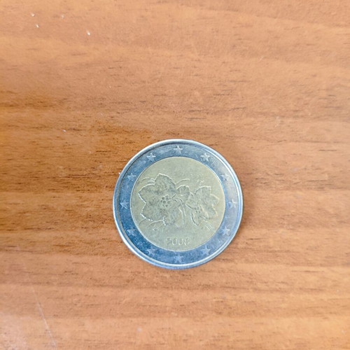 Finland 2€ 2008 commemorative coin used
