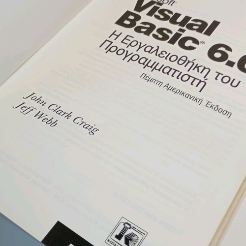 Microsoft Visual Basic 6.0 book used