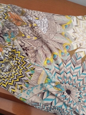 Women's shorts, boho style, colorful