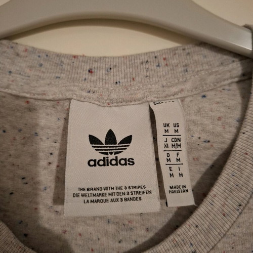 Adidas men's T-shirt grey like new, size M