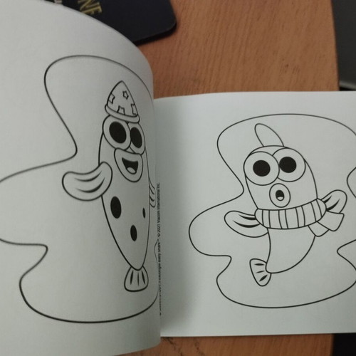Baby Shark small coloring book new, uncolored