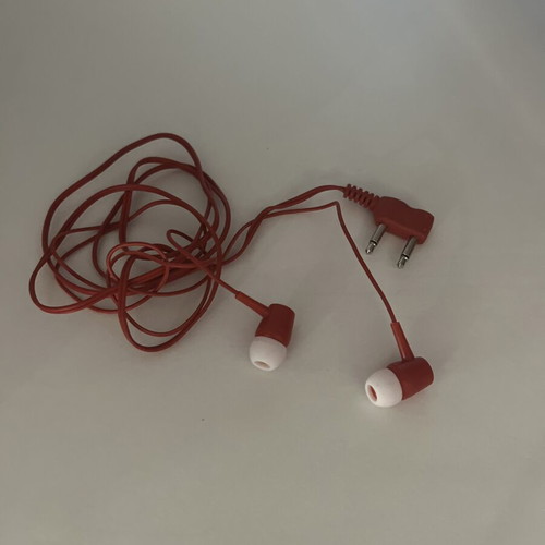 Headphones with double plug