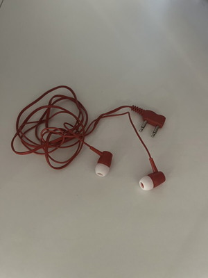 Headphones with double plug