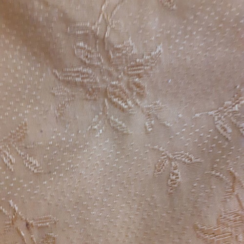 Vintage satin bedspread with pillowcase from 1970, like new