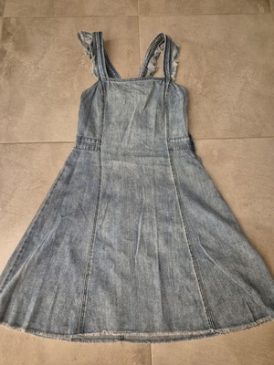 Τζιν φόρεμα H&M σαν καινούργιο, μέγεθος M 38 10, μπλε