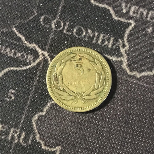 Turkey 5 Kurus coin 1950