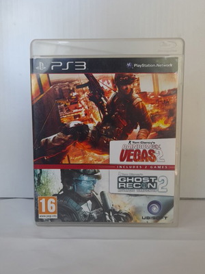 Tom Clancy's Ghost Recon Advanced Warfighter 2 & Rainbow Vegas Six 2 PS3 like new