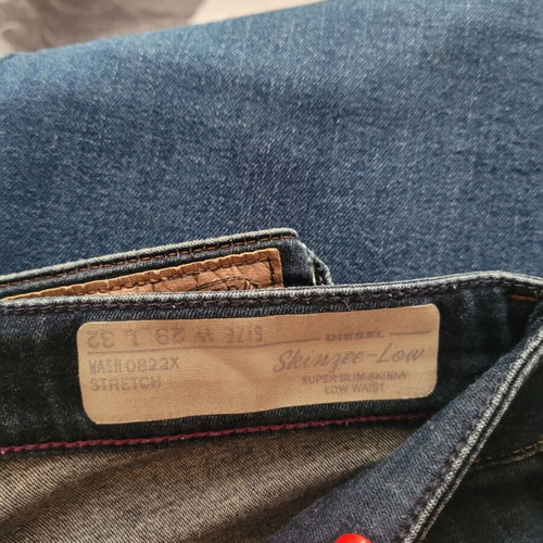 Diesel Jean Slim W29 Like New, Blue, Elastic