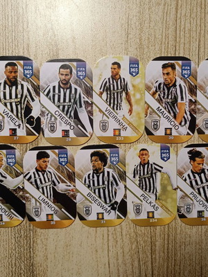 Paok Fifa Adrenalyn 2019 tags used, player pack
